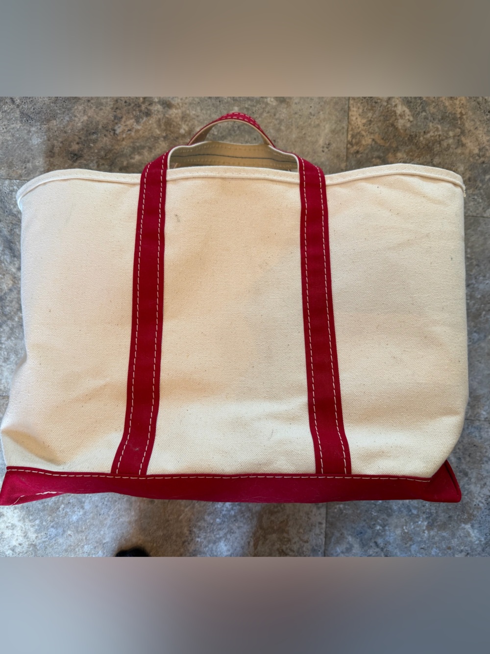 Vintage 80s L.L Bean XL Boat and Tote Bag